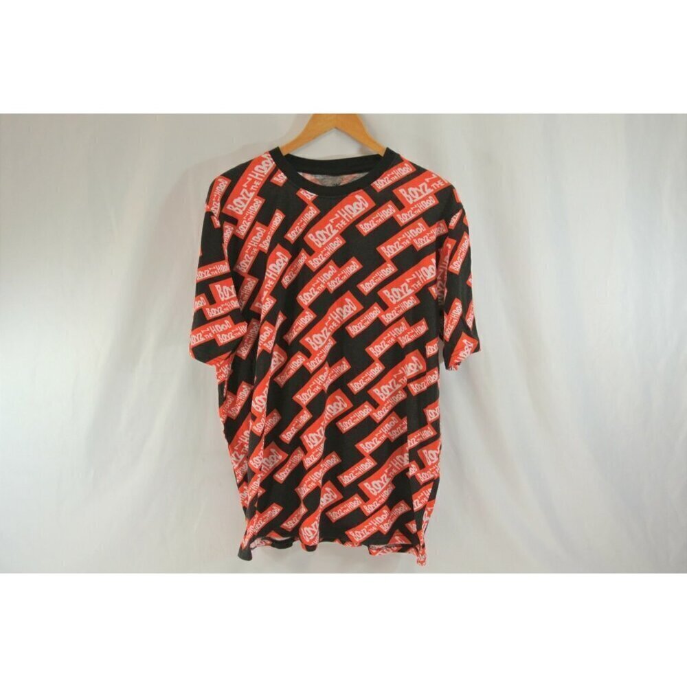 3/$30! Boyz N The Hood Men's T-Shirt Black All Over Print Size XL Philco 2021